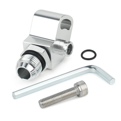 1JZ 2JZ Power Steering Pump Suction Swivel Fitting 10AN Silver