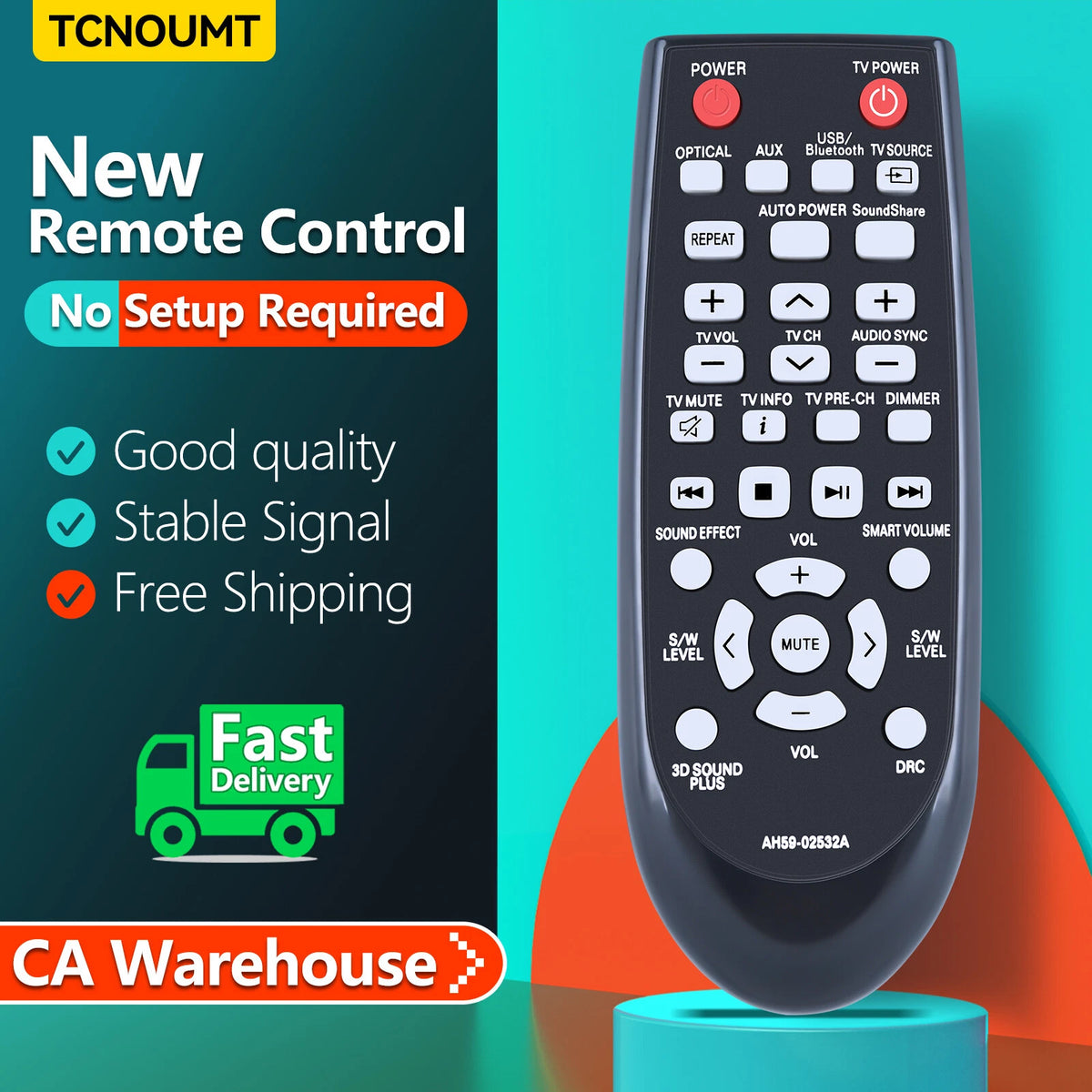 AH59-02532A Remote Control For Samsung Soundbar HW-F355 HW-FM35 HW-F355/ZA