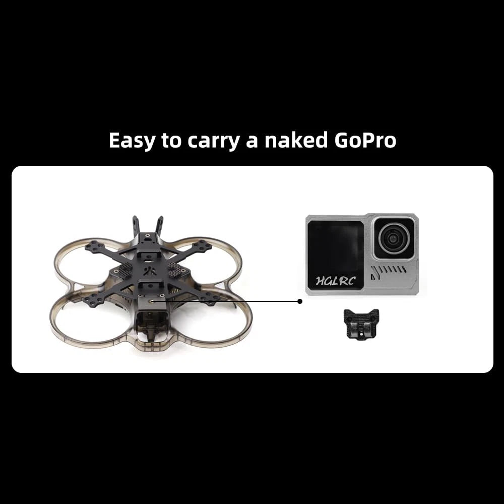 HGLRC 2inch Cihoop FPV Drone Frame for Racing Black