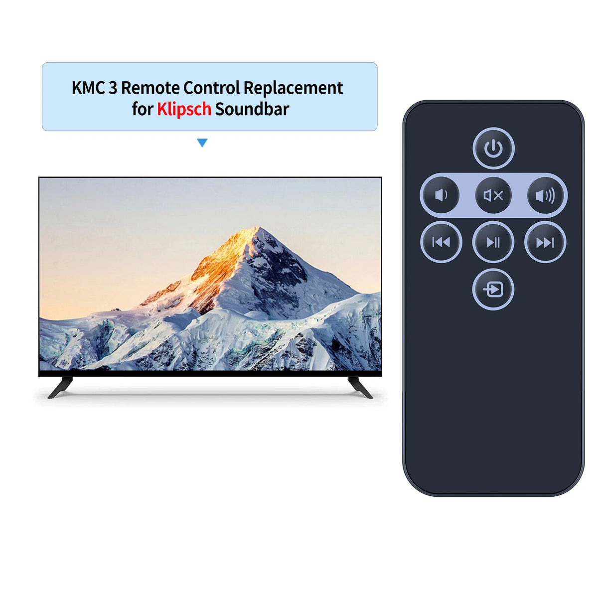 KMC-3 Remote Control For Klipsch KMC 3 Wireless Music System Speakers