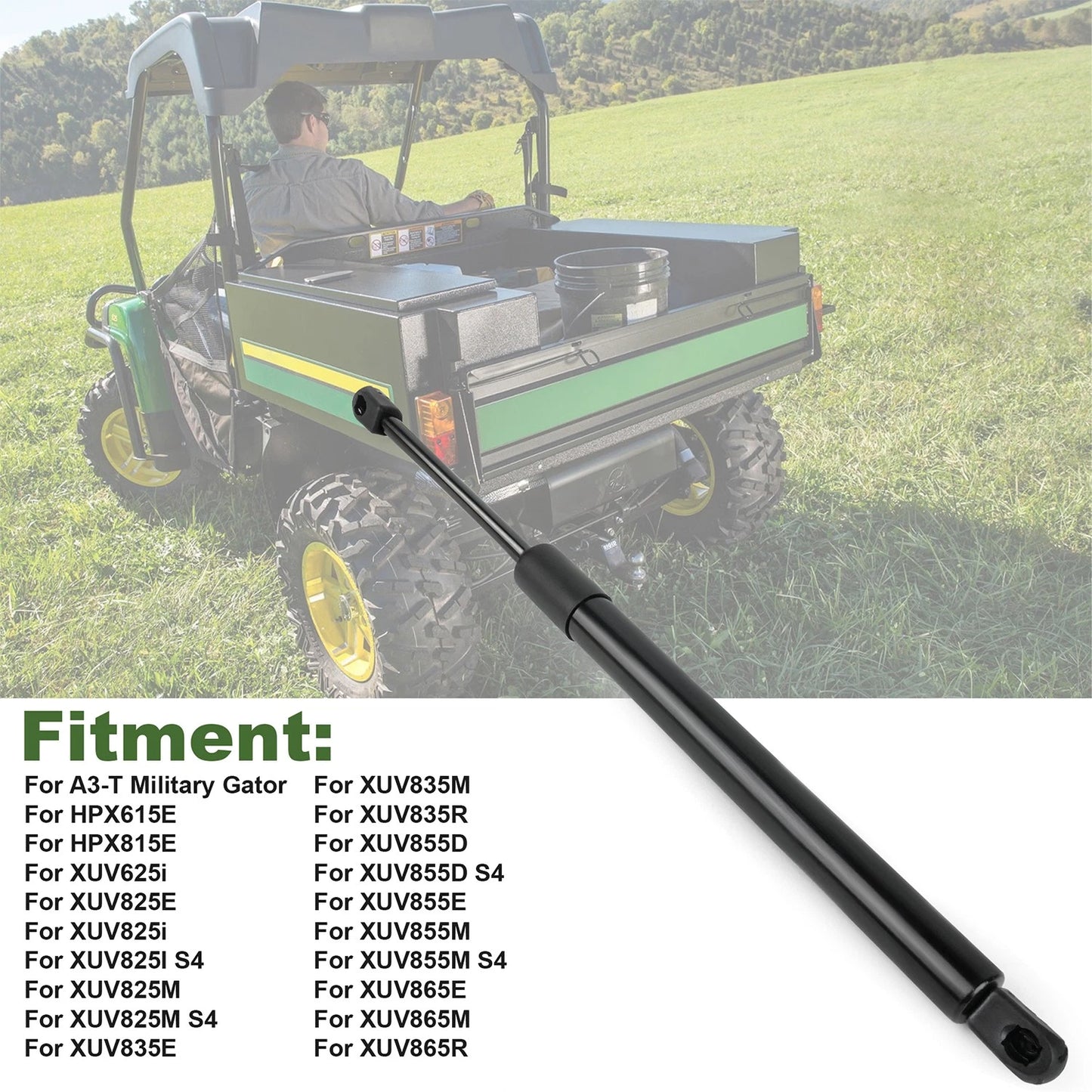 Gas Operated Lift Cylinder AM145337 for Gator XUV625i 825i 835R 855M 865E
