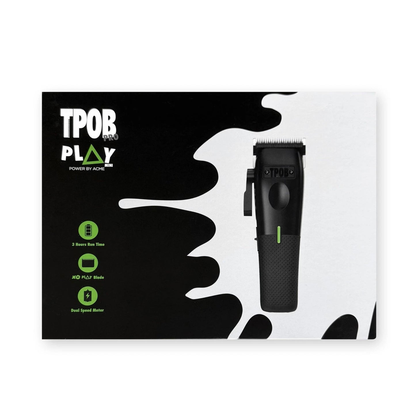 TPOB Mini Play Professional Hair Clippers (Black) Black