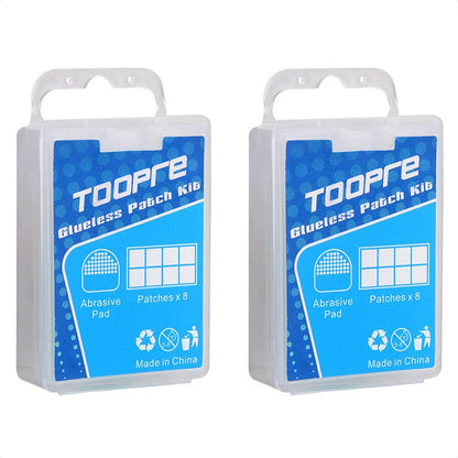 KIEVODE 2 Packs Bike Tire Puncture Repair Patch Kit Standard, White
