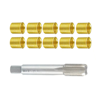 Universal Spark Plug Thread Repair Tools with Inner Inserts and Tap M14x1.25