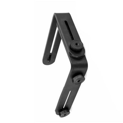 1 Set Double L-shaped Black Aluminum Alloy Metal Bracket kit For DSLR Camera