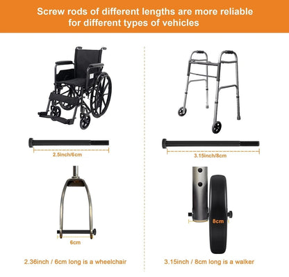 2Pcs 8 Inch Replacement Wheelchair 8 inch narrow, 8 Narrow 2 Pieces