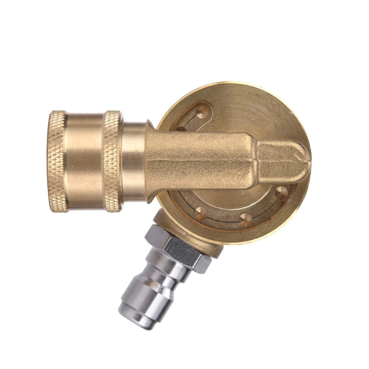 M MINGLE Gutter Cleaner Attachment, Pivoting Coupler for 240 Degree Rotation