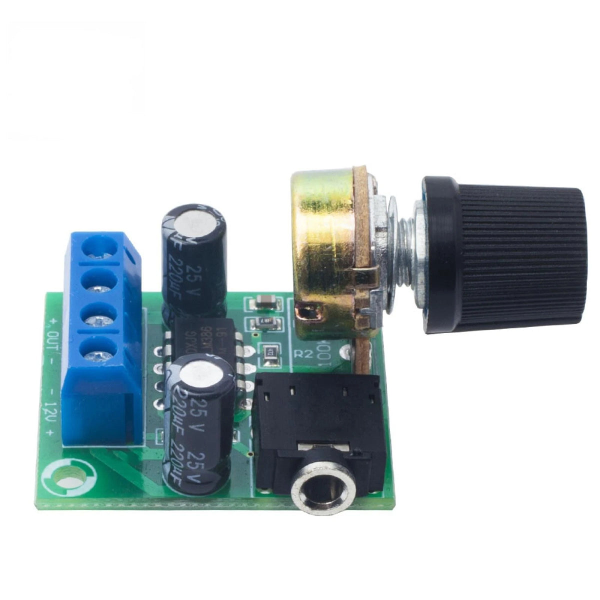 2* Adjustable Volume LM386 Mini Audio Power Amplifier Board DC3~12V Module D
