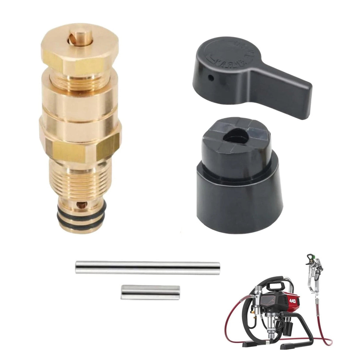 For Titan 440 540 640 740 Paint Sprayer Prime Valve 700258 with Tungsten Ball