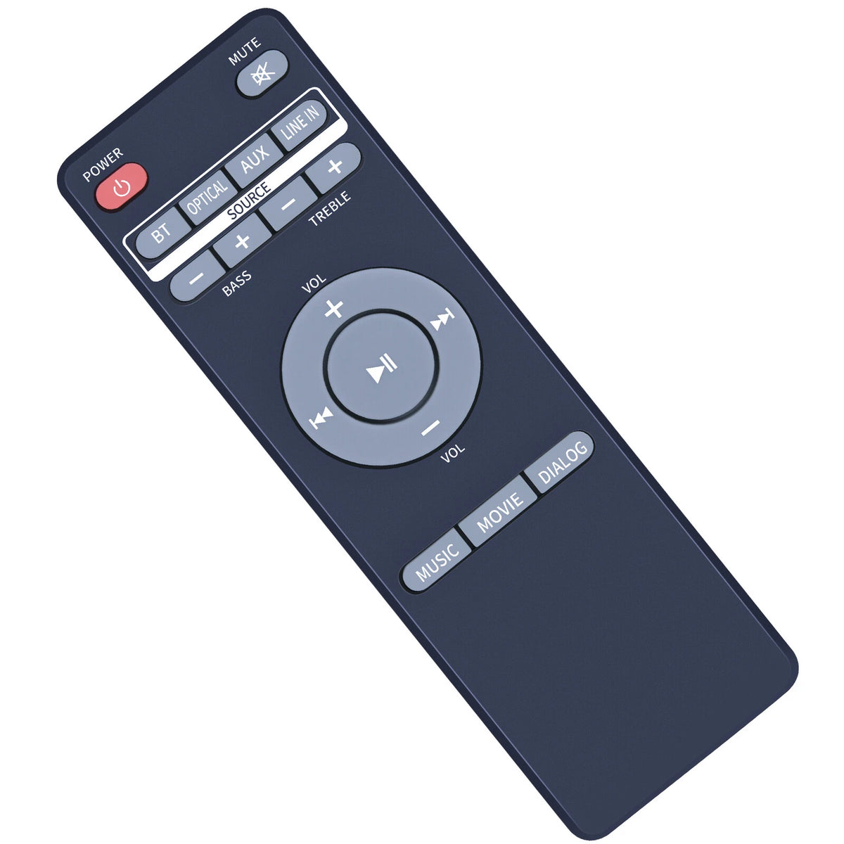Replacement Remote Control For ilive ITB295 ITB195B ITB474B ITBSW397B Soundbar