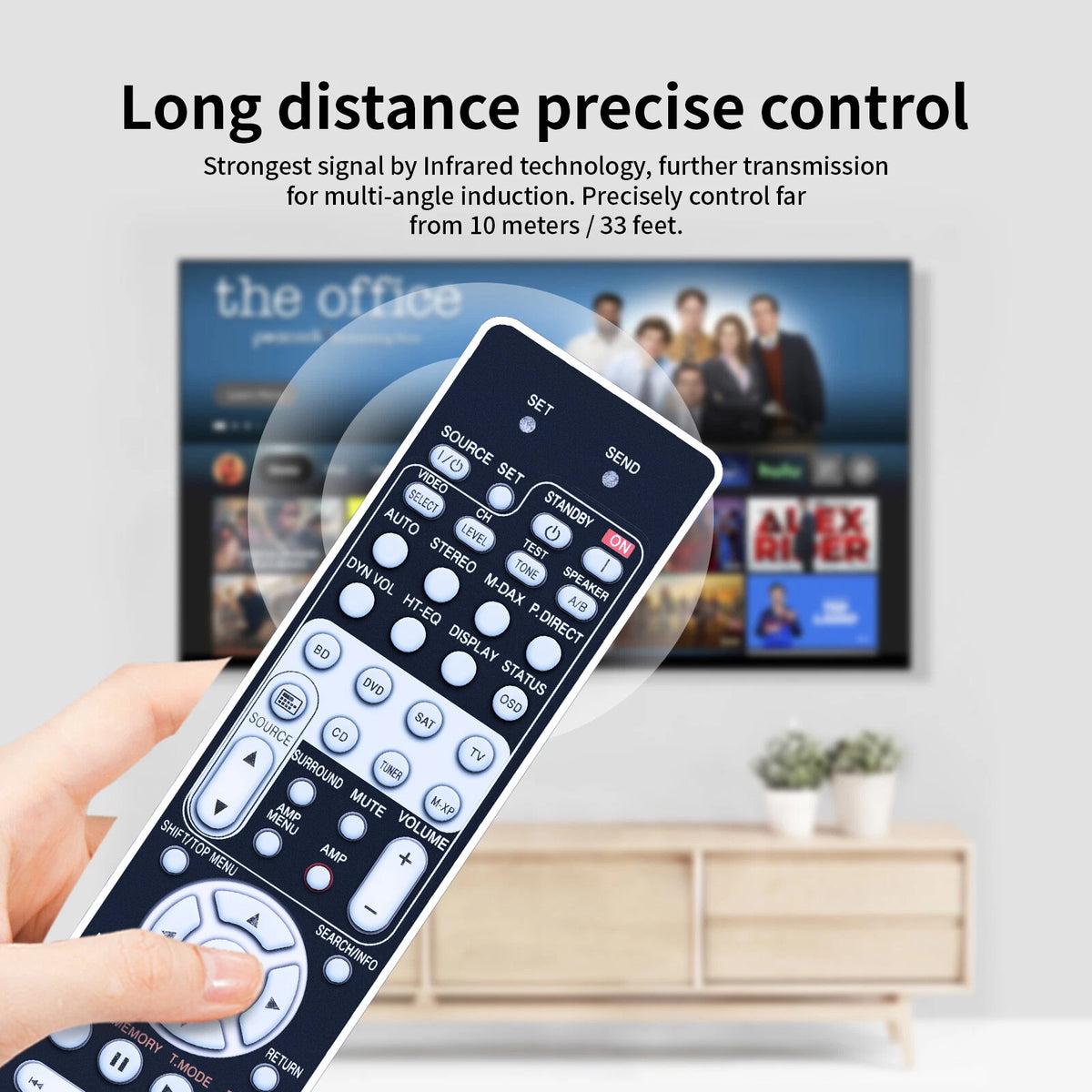 RC013SR Remote Control For Marantz AV Receiver NR1402 NR1402N1B