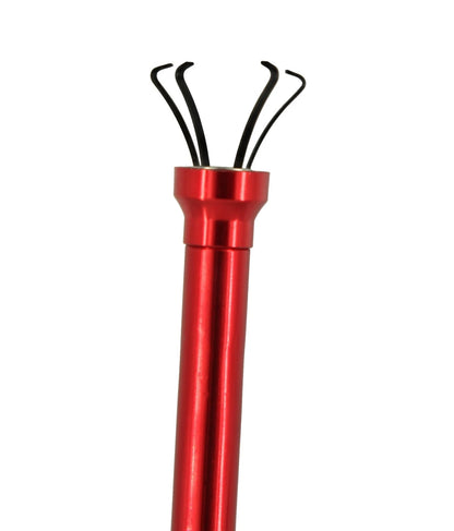 Flexible Claw Pickup Tool with Magnet telescoping led Red
