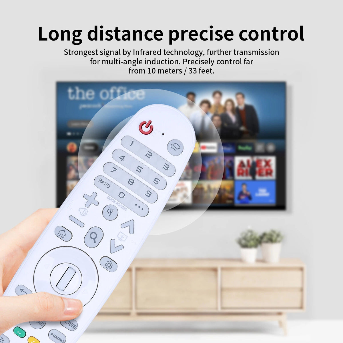 Replacement Remote Control For LG AN-MR19PJTR AKB75735302