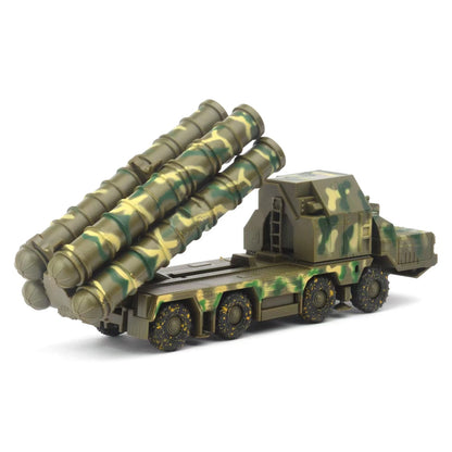 Russian S-300 Missile Launcher Vehicle 4D Unassembled Military Scene DIY 1/72