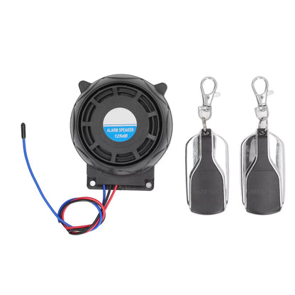 Motorcycle Alarm 125dB Burglar Motorbike Alarm System With 2 Remote Control