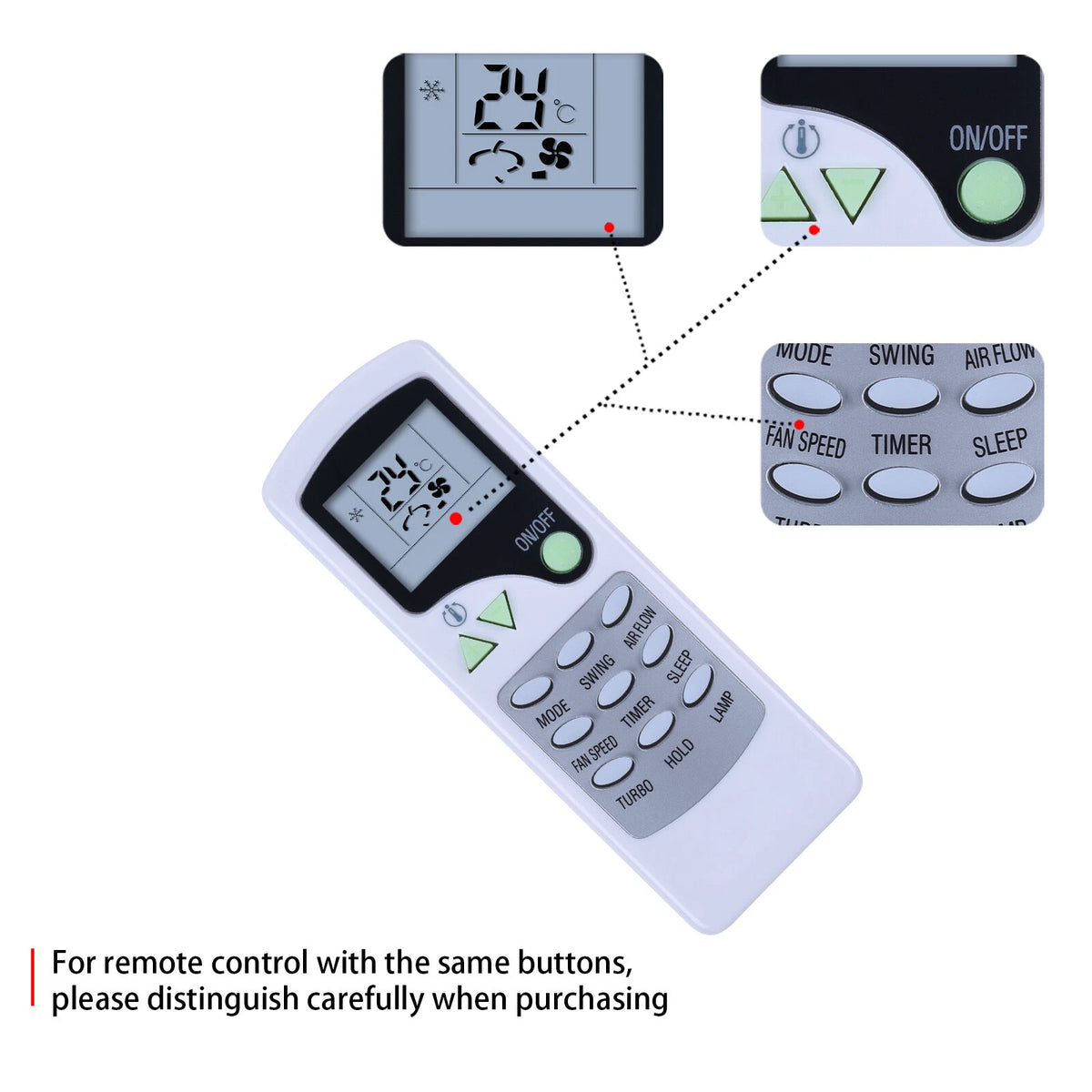 ZH/LT-01 Remote Control For Chigo Air Conditioner ZHF/LT-01