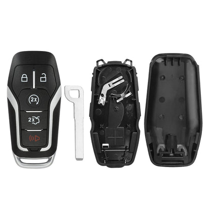 5 Buttons Key Fob Shell Case For Ford 2015-2017 F-150 Explorer Edge Fusion Car