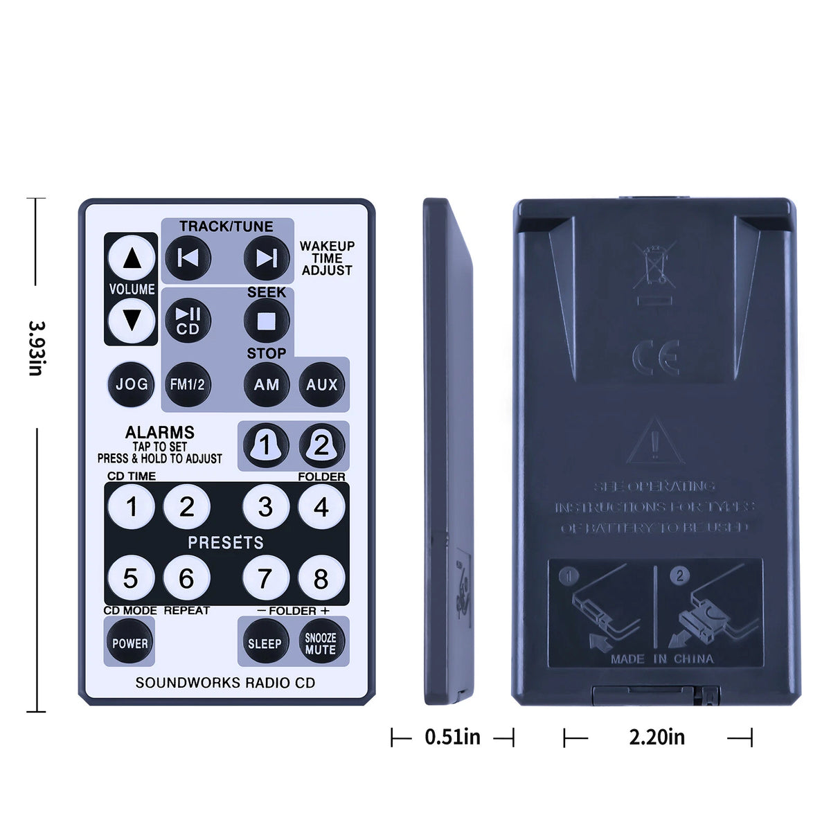Remote Control For Cambridge SoundWorks Radio CD 740