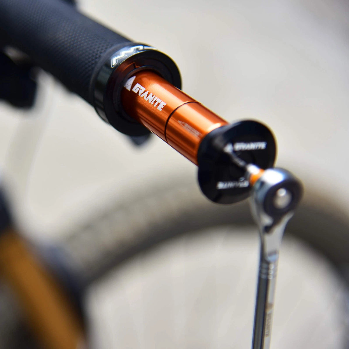 Granite Stash Tubeless Flat Tire Repair Kit Bike Tool Taille unique, Orange