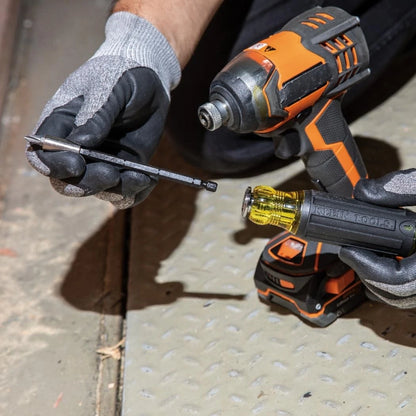 Klein Tools 32303 Multi-Bit Screwdriver/Nut Driver, 14-in-1, Black/Yellow