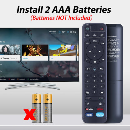 For vSeeBox V2 Pro Bluetooth Voice Remote Control Works for V1 / V2 / Elite/Max