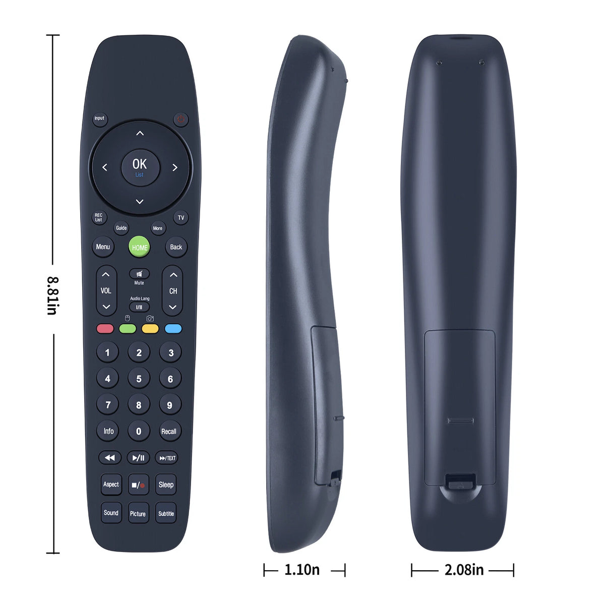 Remote Control For DEXP Palsonic Frego Ztrust Goldsky Gazal Myros X Vision TV