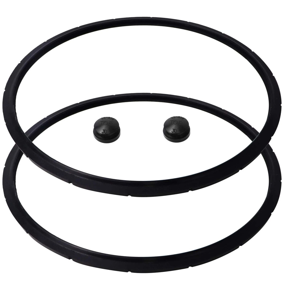 2Pack 09985 for presto Pressure Canner Sealing Ring Gasket 23 quart, Black