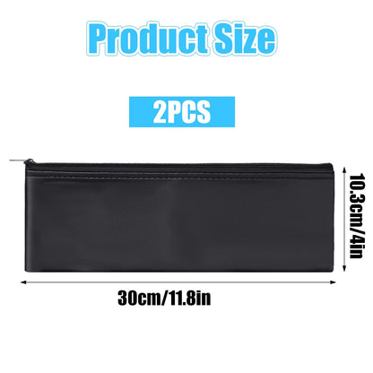 XLIUAX 2 Pack Microphone Bags, Black Case for 11.8 × 4.72,