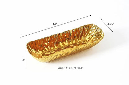 Pampa Bay Rectangular Server (Gold) Small, Gold
