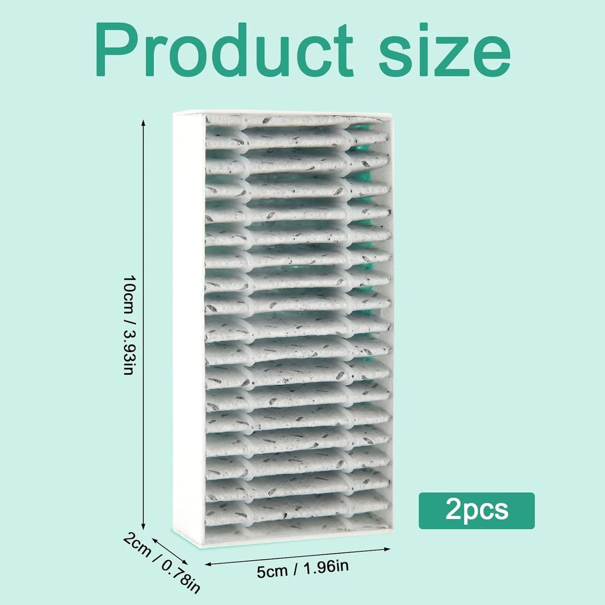 2pcs 3D Printer Air Filter Compatible with Adventurer 5M / PRO, 3D...