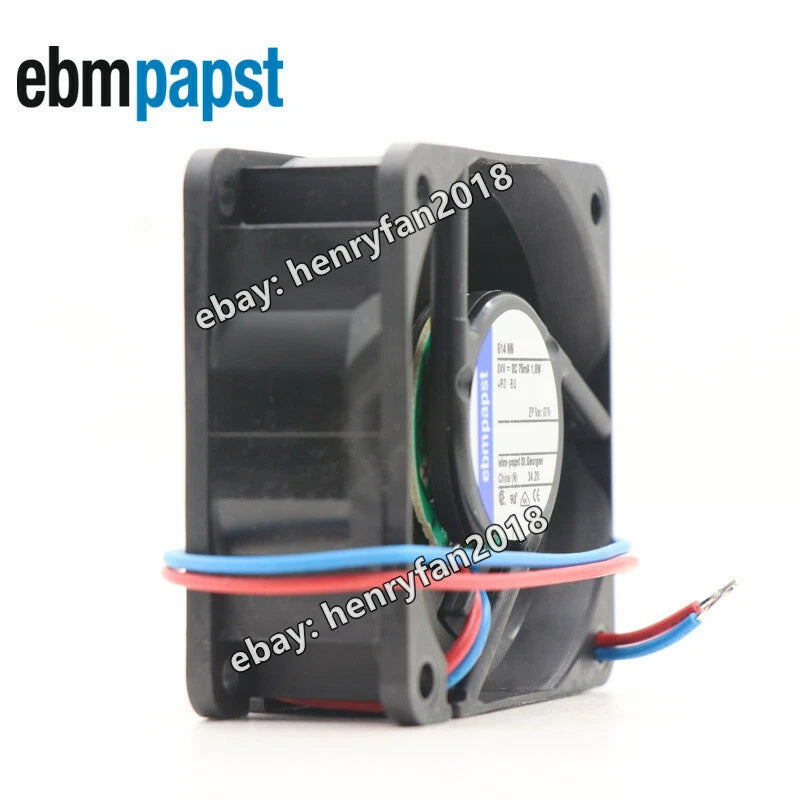 Ebm papst 614NN Axial Fan DC 24V 75mA 1.8W 60x60x25MM 40m3/h 35dBA Cooling Fan