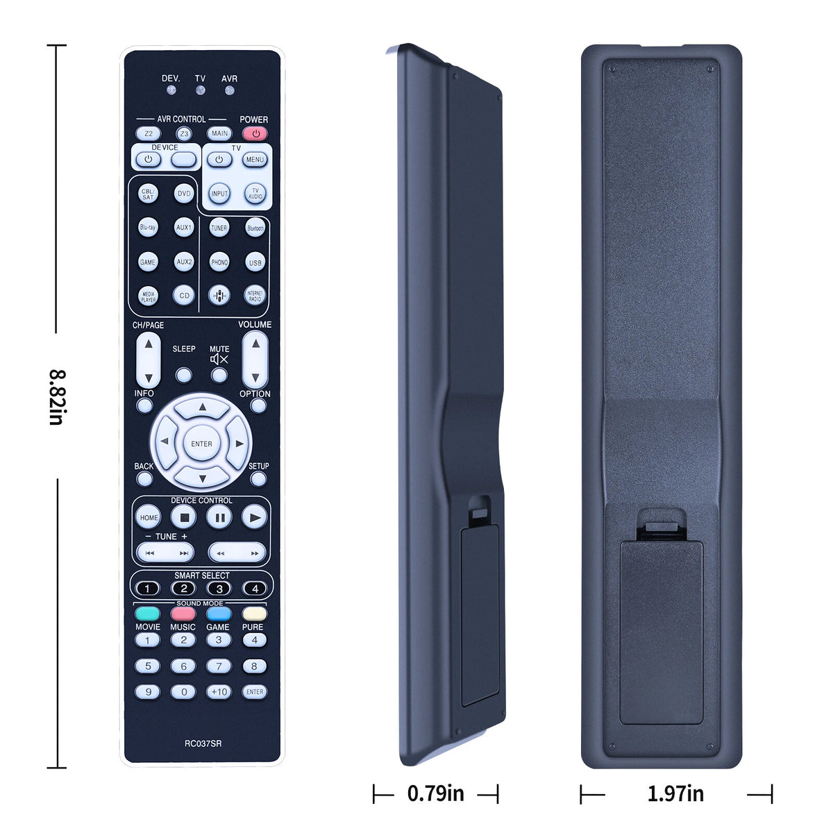 RC037SR Replacement Remote Control For Marantz AV Receiver AV7704 AV7705