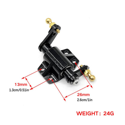 Aluminum Steering Gear Bearing Assembly Mount For Tamiya 1/14 RC Truck Car