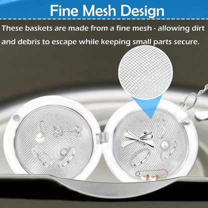 4PCS Stainless Steel Ultrasonic Cleaner Basket - Professional Jewelry &...