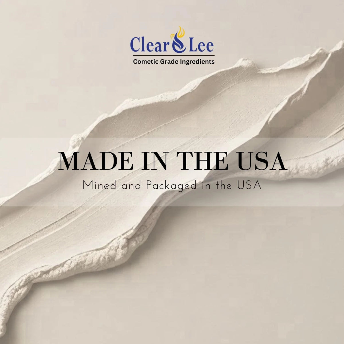 ClearLee Kaolin Clay Cosmetic Grade Powder -  Pure 8 Ounce (Pack of 1)