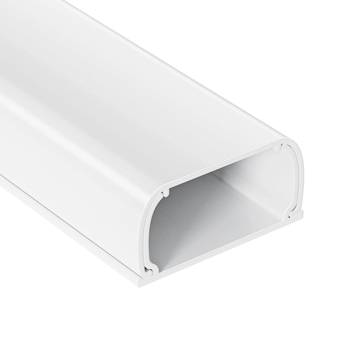 Large Cord Hider - 47in Wire Hiders for TV on X-Large (1.6*0.8in), White