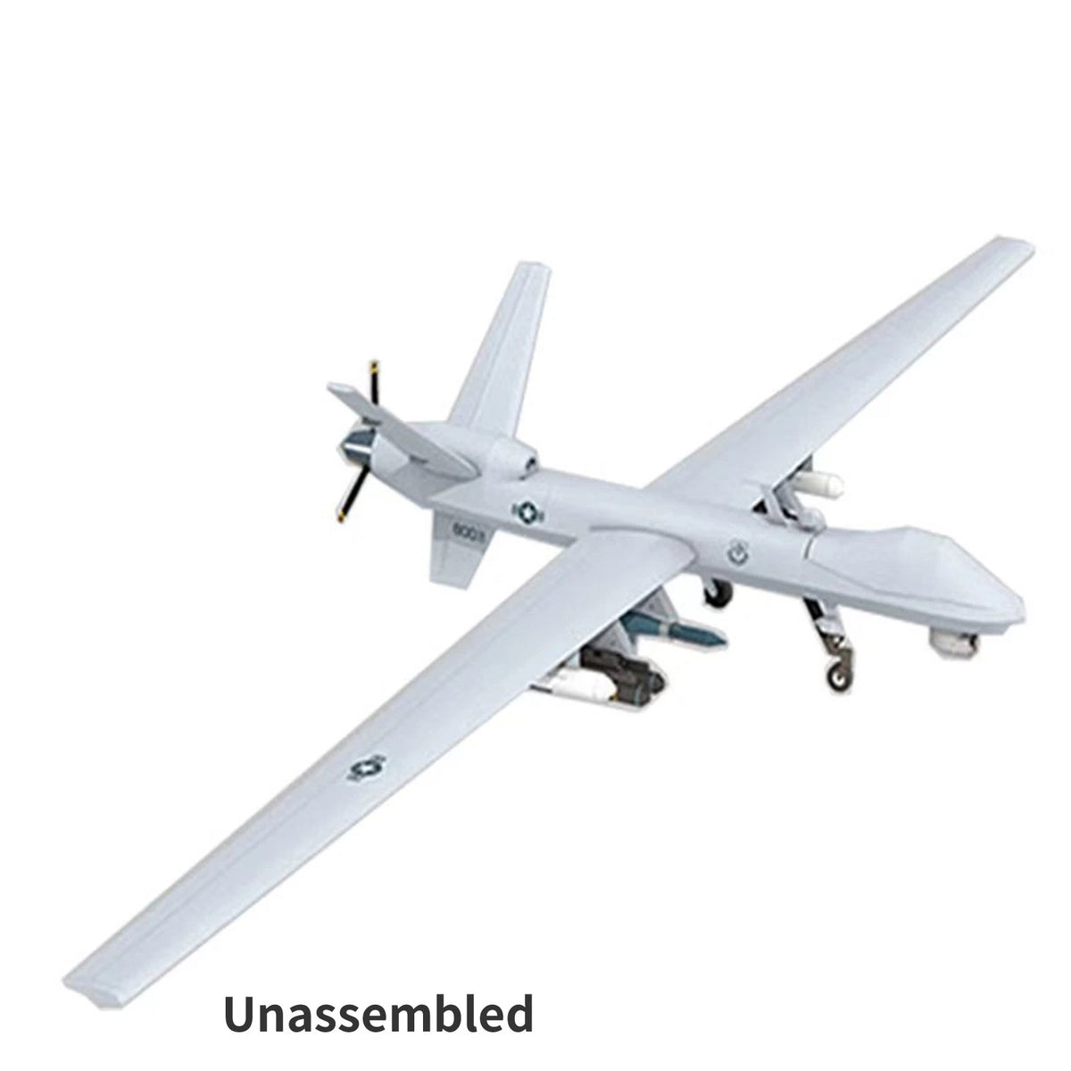 1/32 MQ-9 Reaper UAV Plane Paper Model Military Aircraft Unassembled Gift/Decor