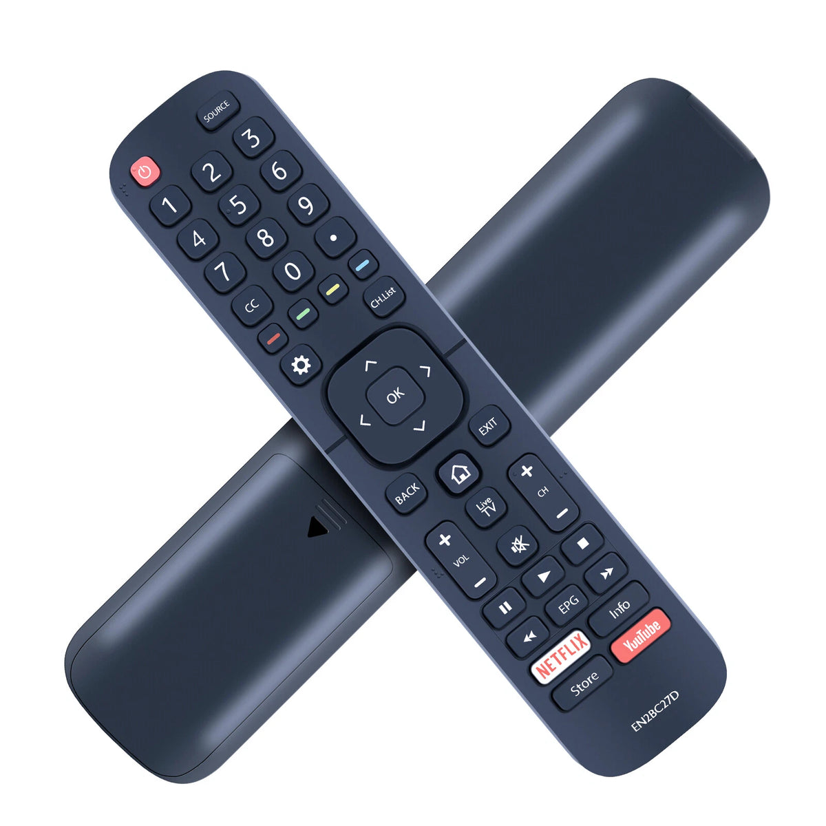EN2BC27D For Dévant LCD LED TV With NETFLIX YouTube Remote Control