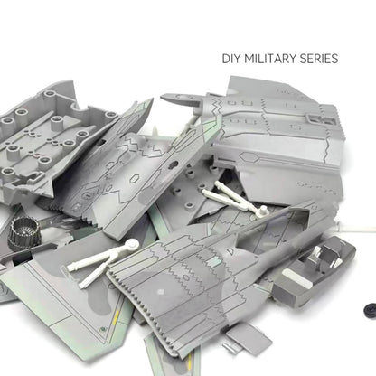 1/72 F-35 Stealth Fighter Assembly Model Kit 22cm Collectible Military Jet Decor