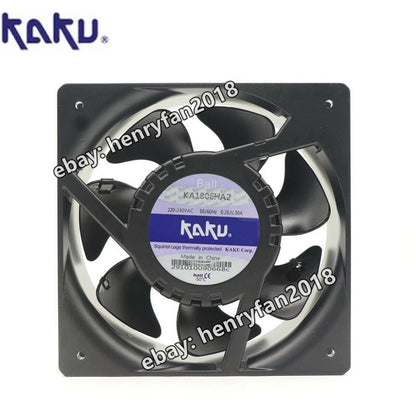 KAKU KA1806HA2 Axial Flow Fan AC 220~240V 0.28/0.30A 180*180*65MM Cooling Fan