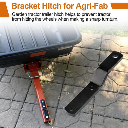Lawn Mower Hitch for Agri-Fab 23475, Garden Tractor Trailer Hitch, Black
