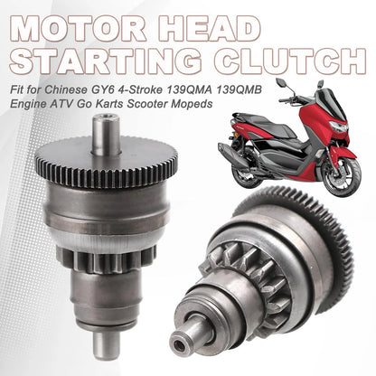 Minho GY6 49CC 50CC Starter Clutch Bendix Fit for Chinese 4-Stroke...