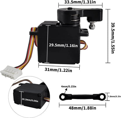 PX9200-21 2.2KG 5 Line RC Digital Servo Steering Engine for 1/10 9200 9200E...