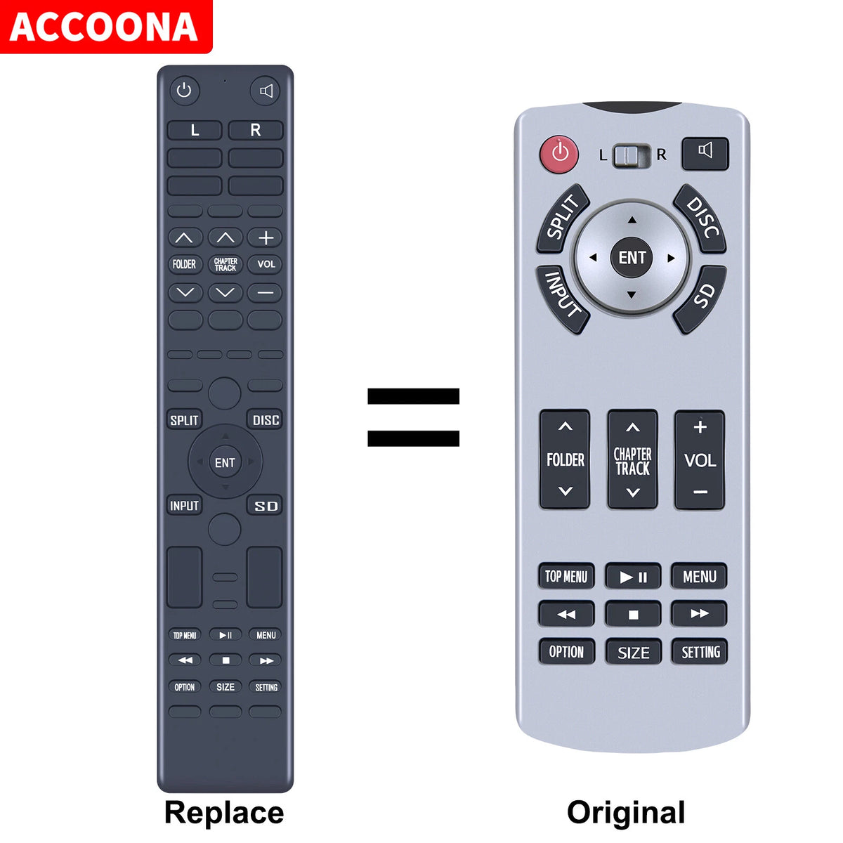 For 2015 2016 2017 TOYOTA SIENNA XLE REAR DVD Entertainment Remote 86170-45030
