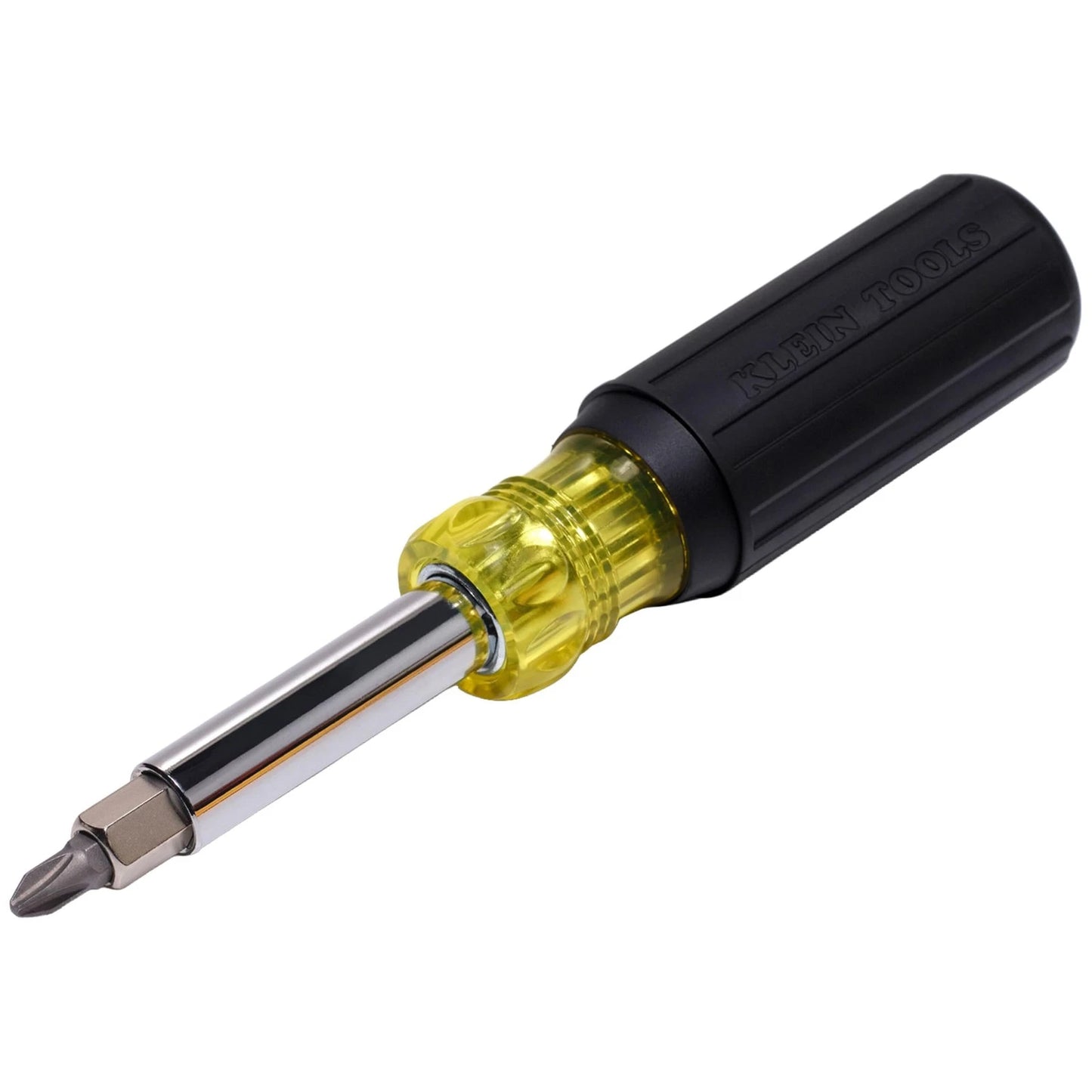 Klein Tools 32500 11-in-1 Screwdriver/Nut Driver Set, 8 Small, Yellow/Black