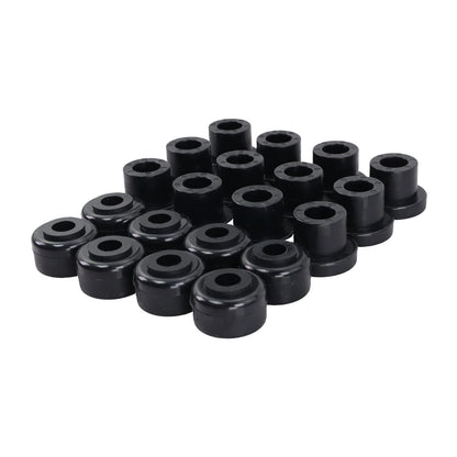Qagea Replacement A-Arm Bushing Kit for GTW Golf Cart Front Lift, Black