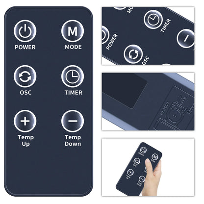 Remote Control For KNKA GDC9215AD10 PTC Space Heater