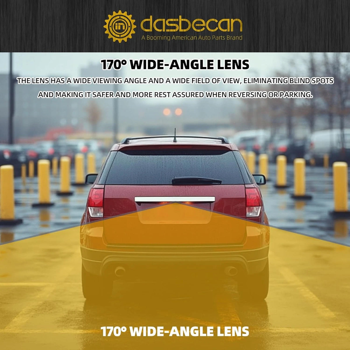 Dasbecan Backup Camera Replacement Compatible with Ford Explorer 2011 2012...