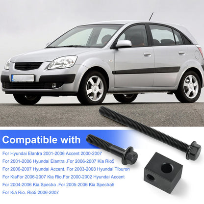 Alternator Pump Pulley Adjuster kit with Mounting Bolts/Nuts for Hyundai Kia