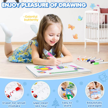 Busy Book for Toddlers 3-5, Preschool Learning Large-36 Themes, Multicolored